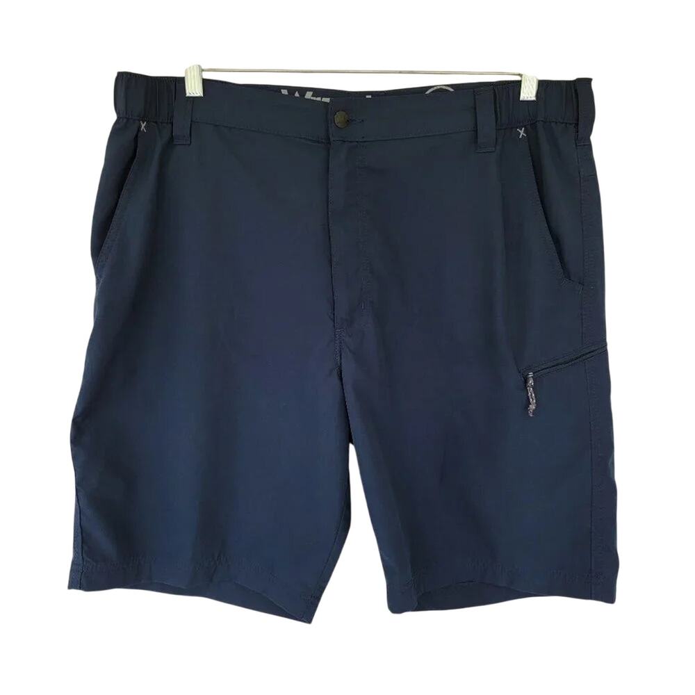 Wrangler Utility Shorts Navy Blue Mens Size 38 Lightweight Outdoor